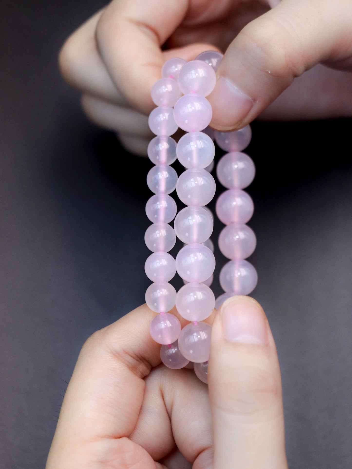 Pink Agate Healing Bracelet – Emotional Balance & Gentle Energy XUANSHU