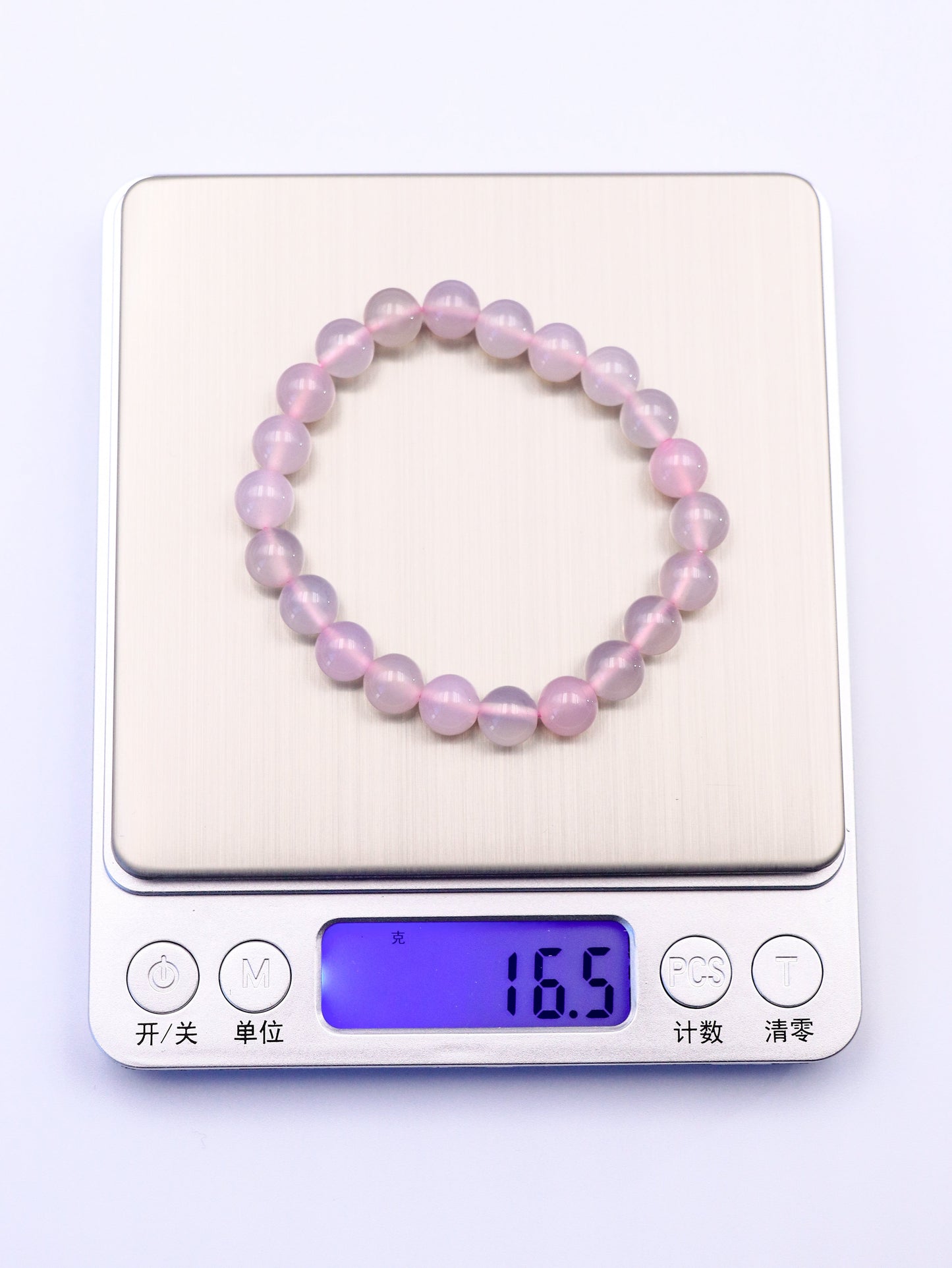 Pink Agate Healing Bracelet – Emotional Balance & Gentle Energy XUANSHU