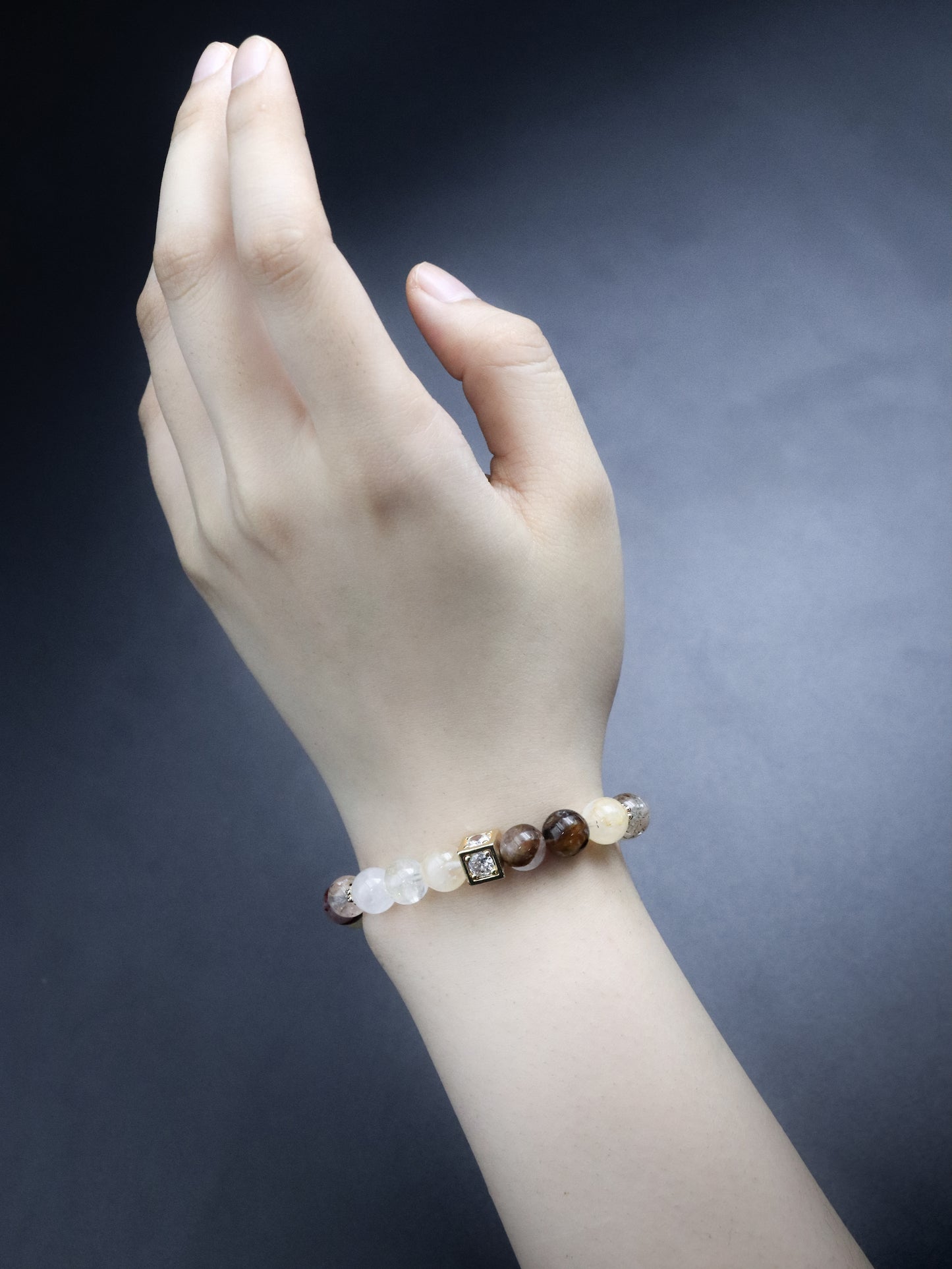 Healing Super Seven Crystal Bracelet – Calm Emotions & Sharpen Focus 