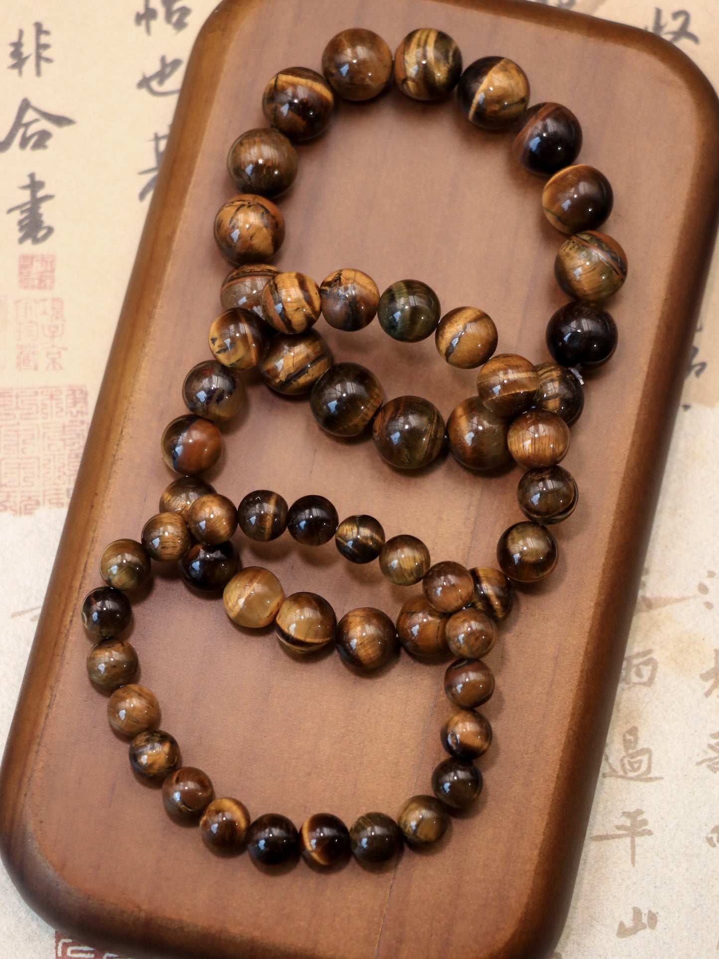 Natural Tiger Eye Stone Bracelet – Grounding & Courage Crystal Healing