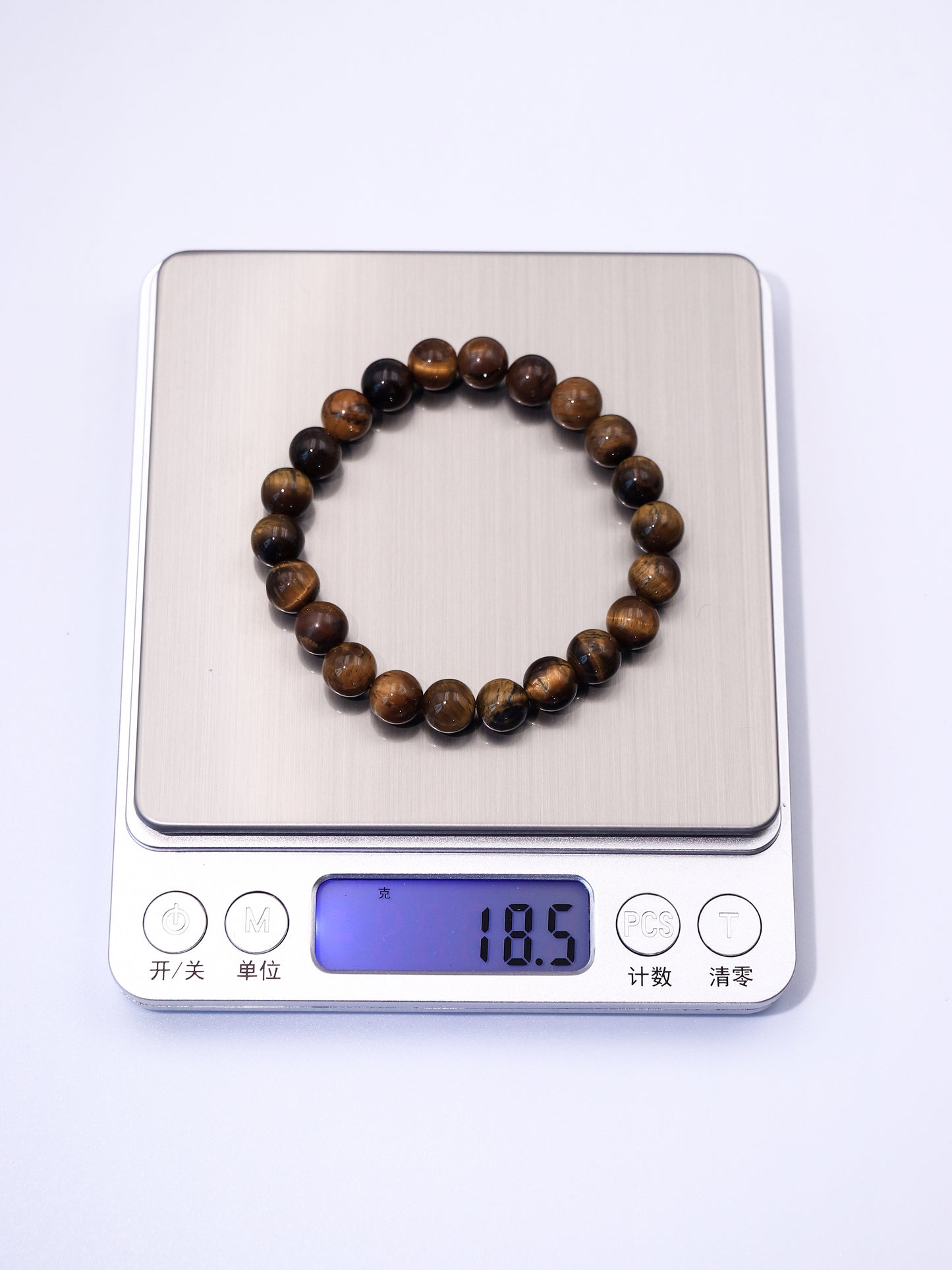Natural Tiger Eye Stone Bracelet – Grounding & Courage Crystal Healing