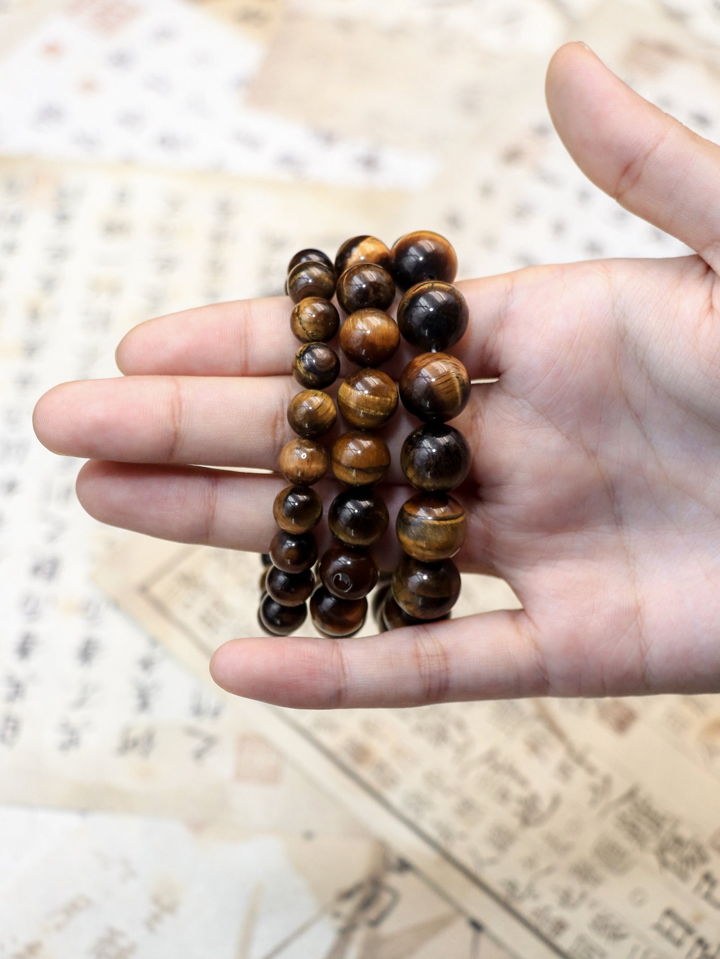 Natural Tiger Eye Stone Bracelet – Grounding & Courage Crystal Healing