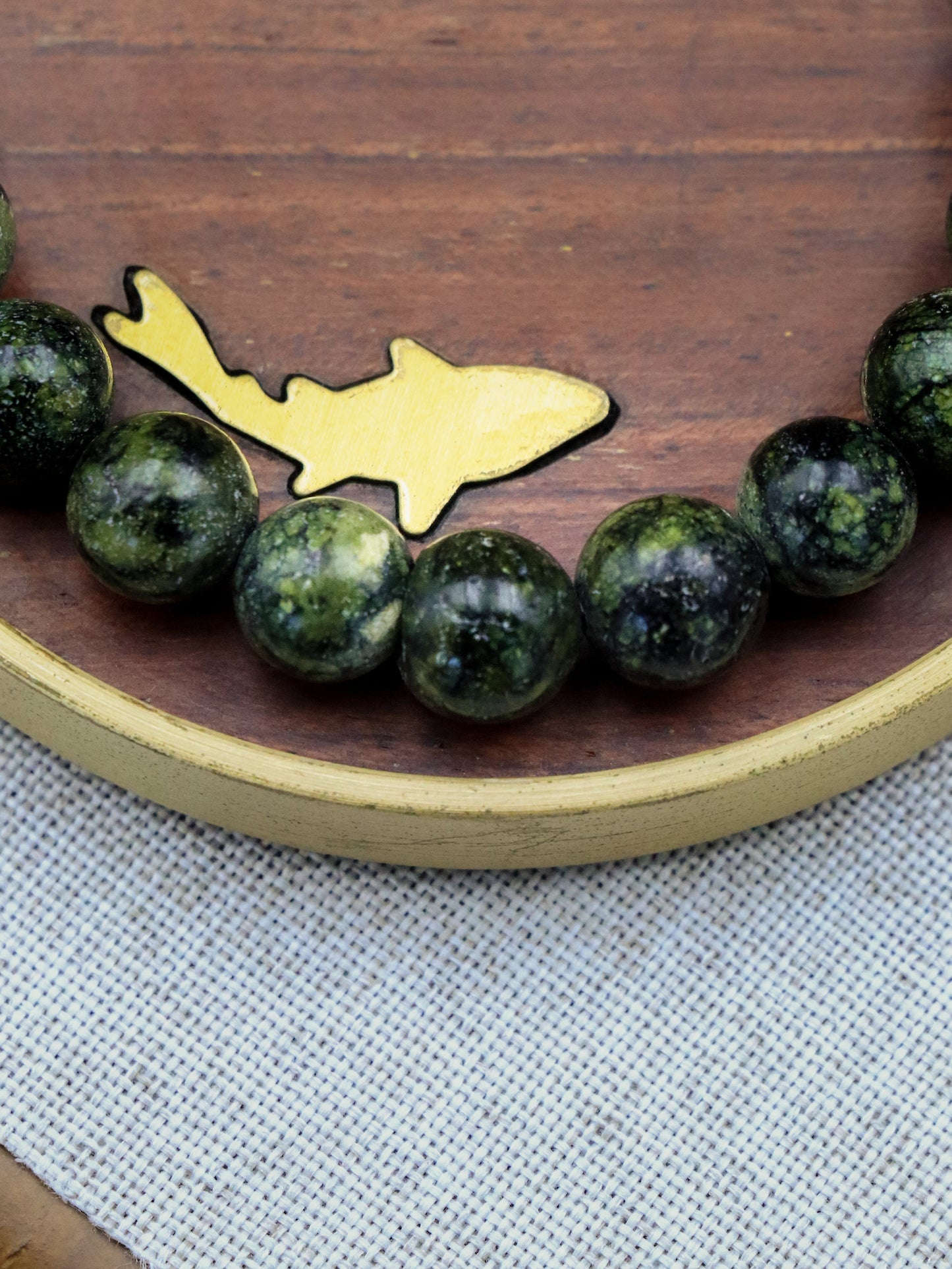Serpentine Jade Bracelet – Natural Healing for Mind & Body Balance XUANSHU