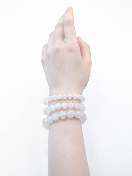 Natural White Agate – Emotional Balance & Spiritual Clarity Bracelet XUANSHU