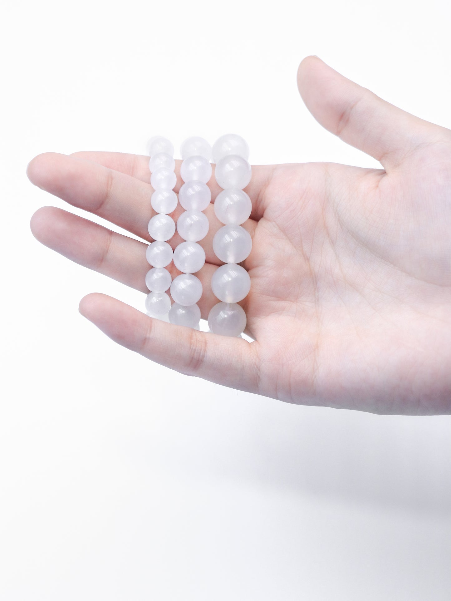 Natural White Agate – Emotional Balance & Spiritual Clarity Bracelet