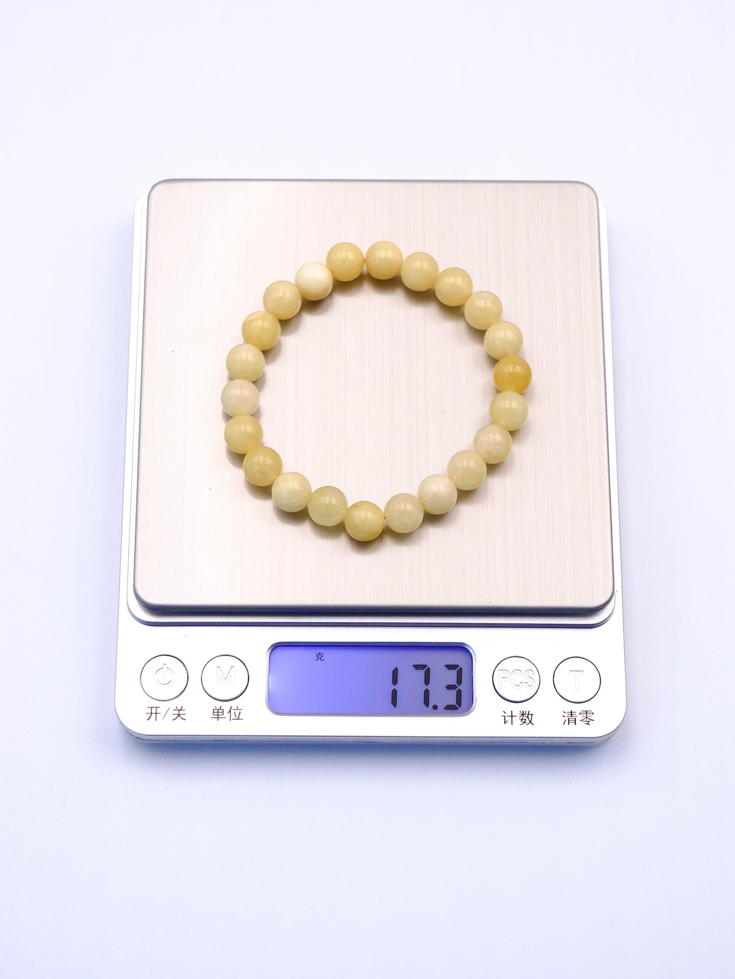 Natural Yellow Jade & Citrine Bracelet – Attract Wealth and Positive Energy
