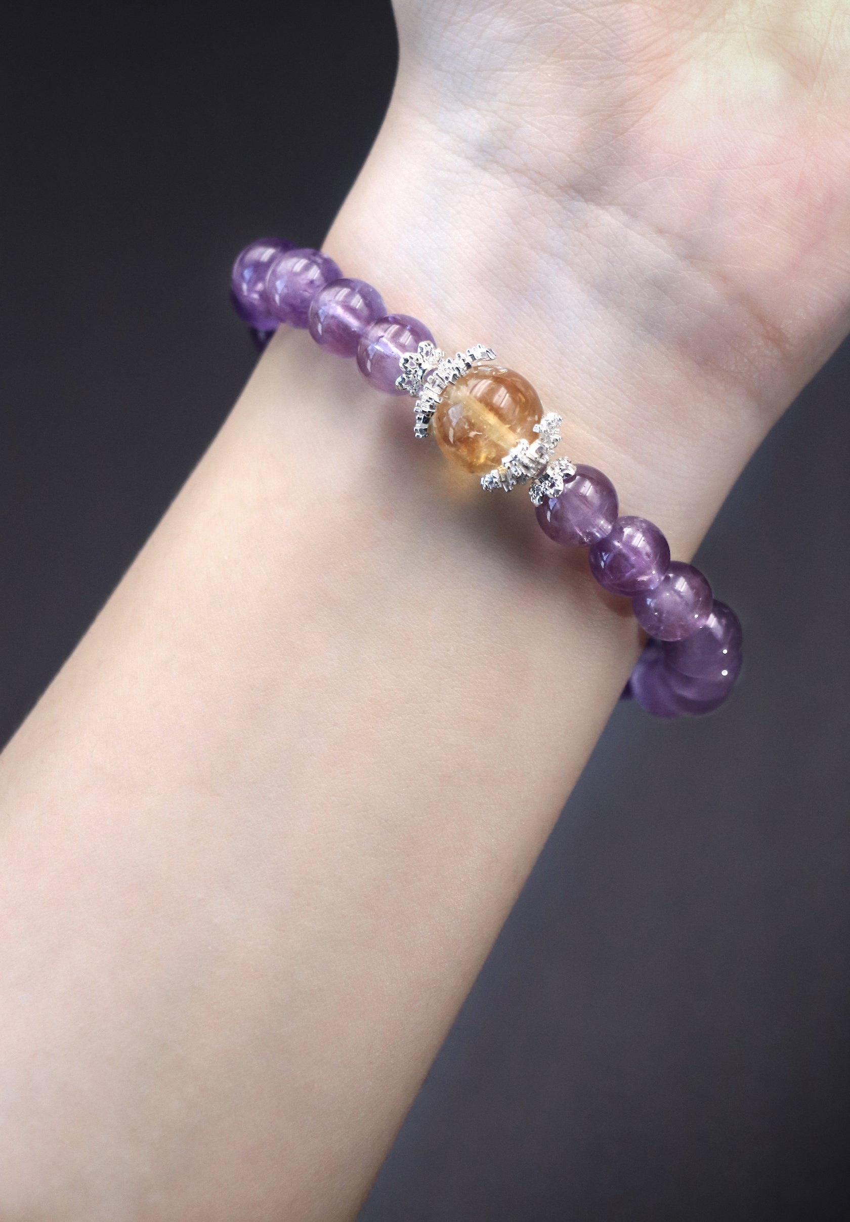 Amethyst Citrine Bracelet