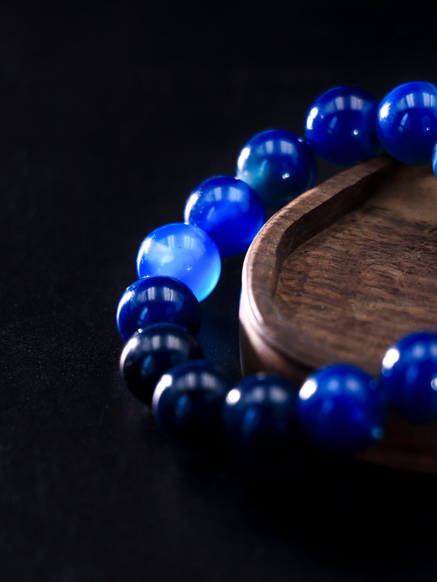 Blue Agate Stone Bracelet – Boost Communication & Calm the Mind XUANSHU