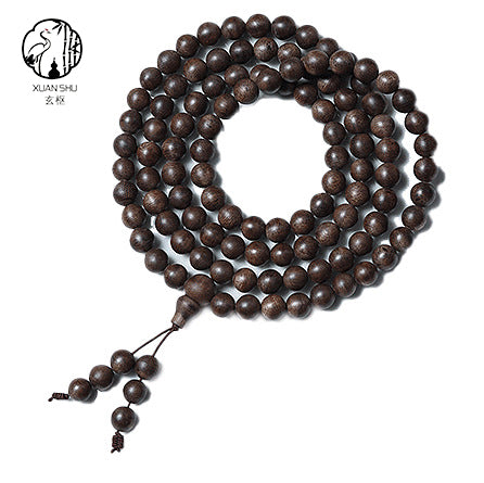 Brunei Soft Silk Nine-Section Agarwood Bracelet — Attract Wealth & Protect Energy