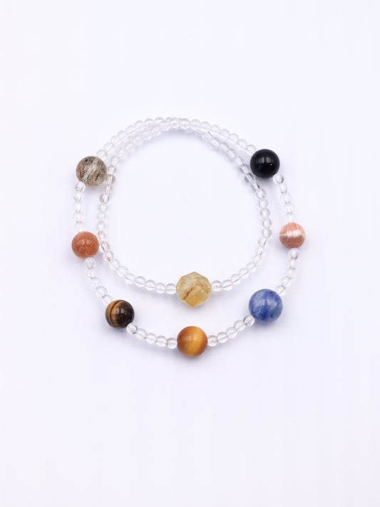 Mystic Multi-Stone Wrap Bracelet - Vibrations of Strength & Serenity