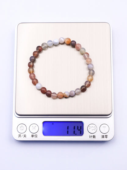 Colorful Agate Crystal Bracelet – Emotional Healing & Positive Energy Jewelry