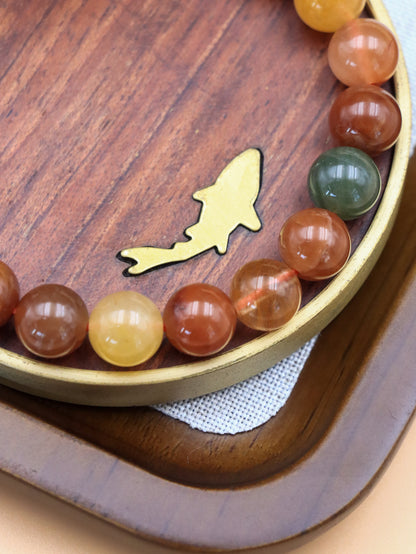 Multicolor Crystal Blessing Bracelet - Traditional Symbolism & Modern Energy Healing