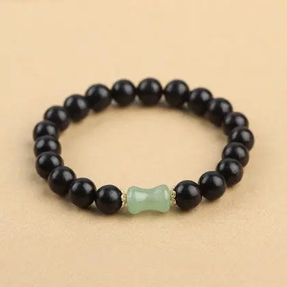Sandalwood And Hetian Jade Bracelet - Couples