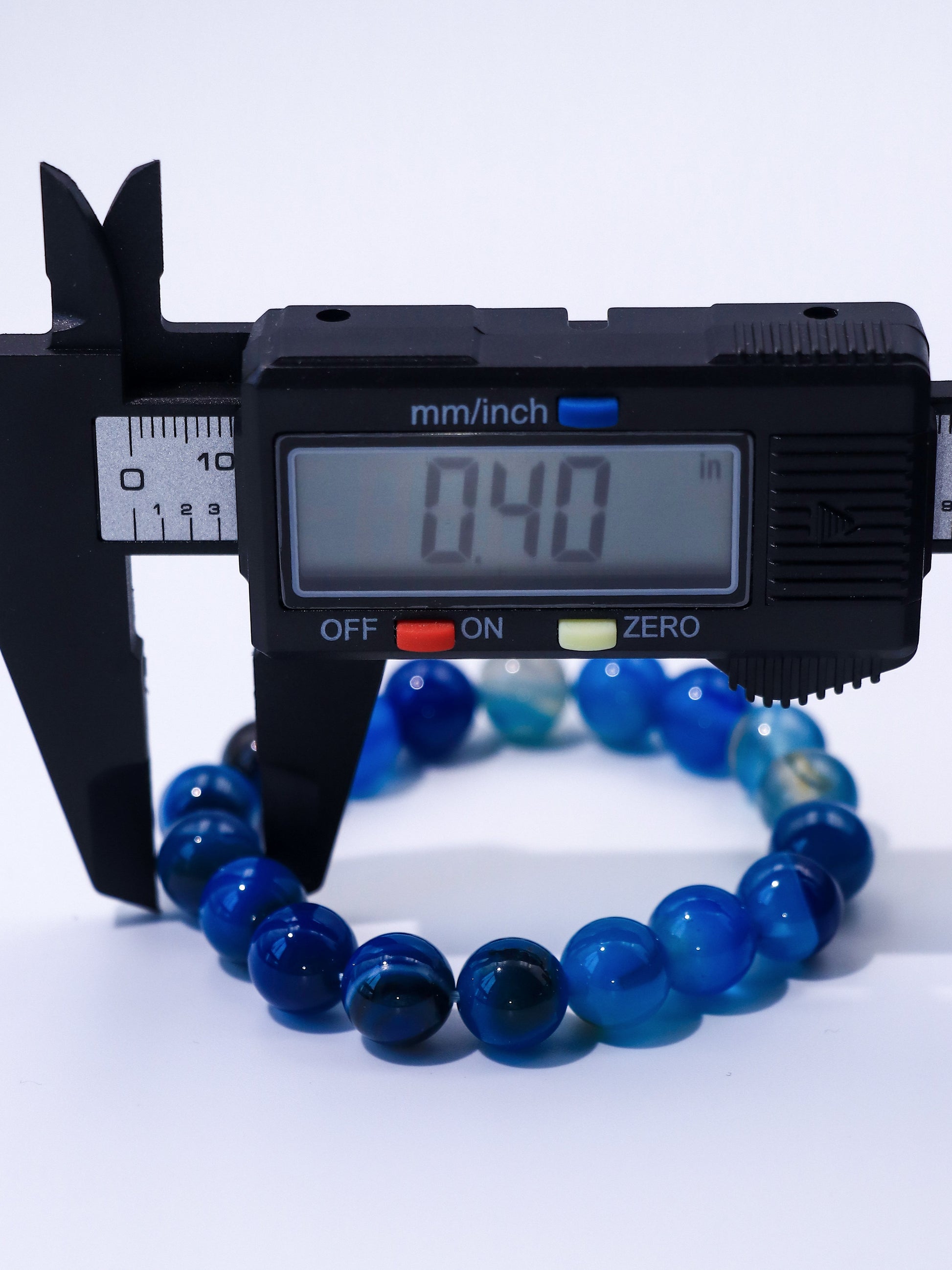 Blue Agate Stone Bracelet – Boost Communication & Calm the Mind XUANSHU
