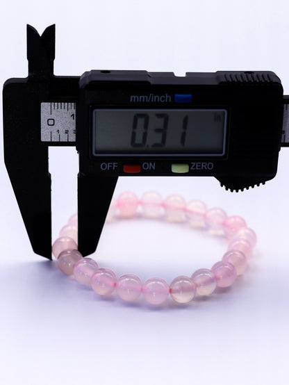 Pink Agate Healing Bracelet – Emotional Balance & Gentle Energy XUANSHU