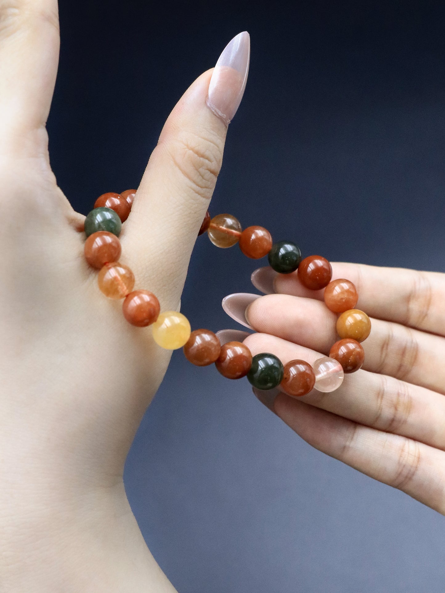 Multicolor Crystal Blessing Bracelet - Traditional Symbolism & Modern Energy Healing