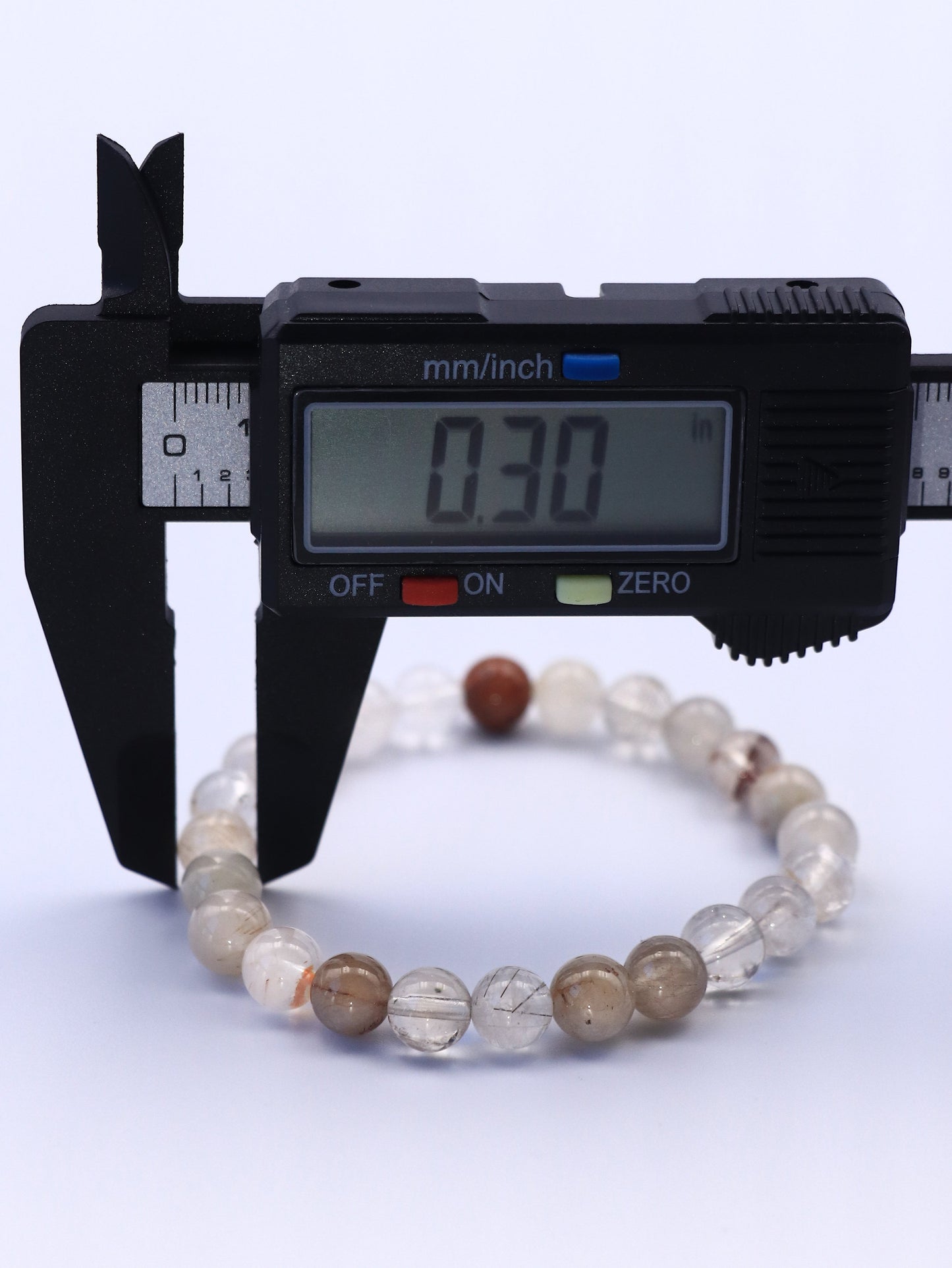 Rainbow Rutilated Quartz Bracelet – Emotional Healing & Energy Balance XUANSHU