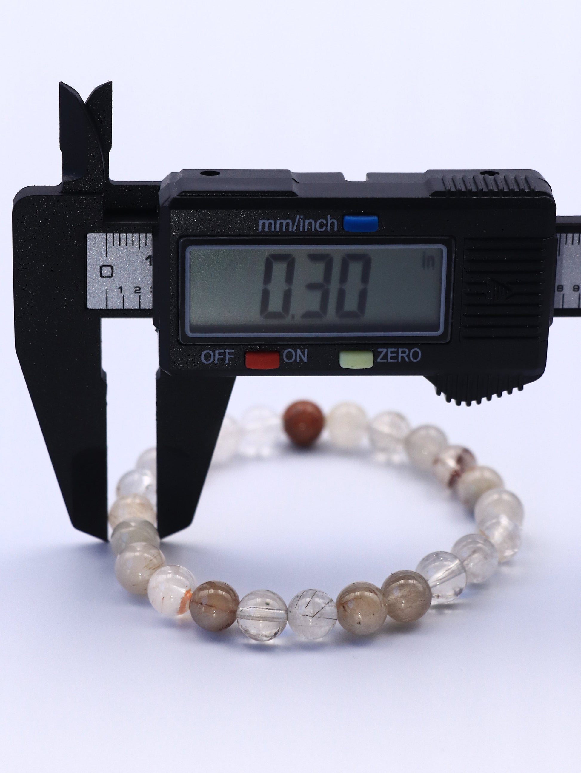 Rainbow Rutilated Quartz Bracelet – Emotional Healing & Energy Balance XUANSHU