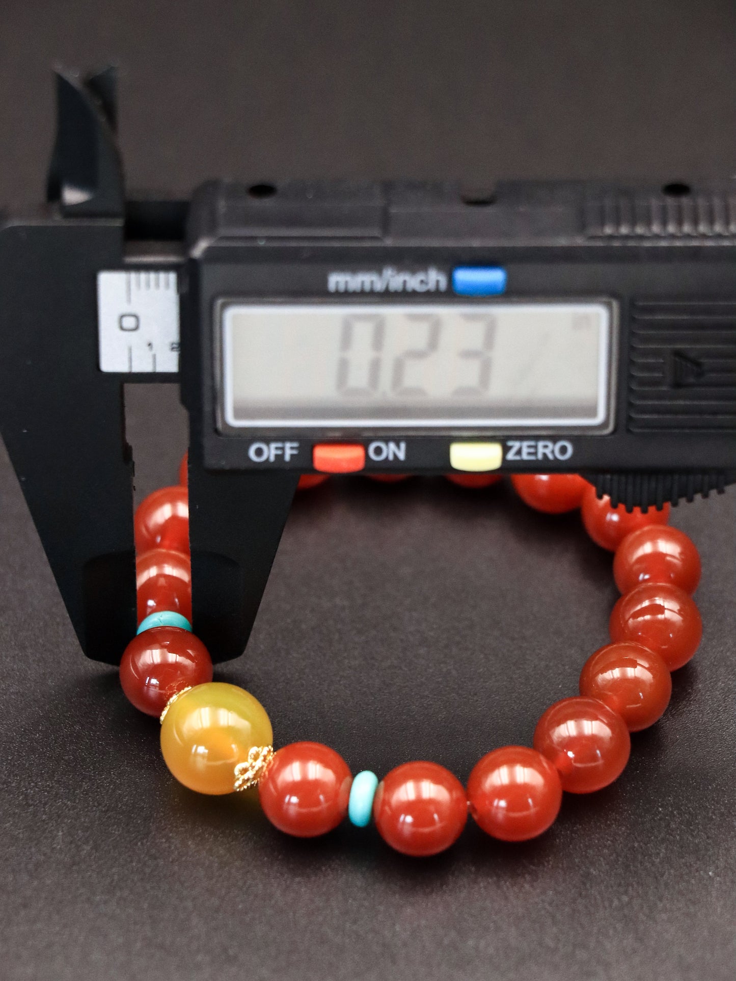 Handmade Red Agate Beaded Bracelet – Enhance Aura & Inner Strength XUANSHU