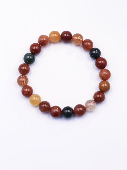 Multicolor Crystal Blessing Bracelet - Traditional Symbolism & Modern Energy Healing