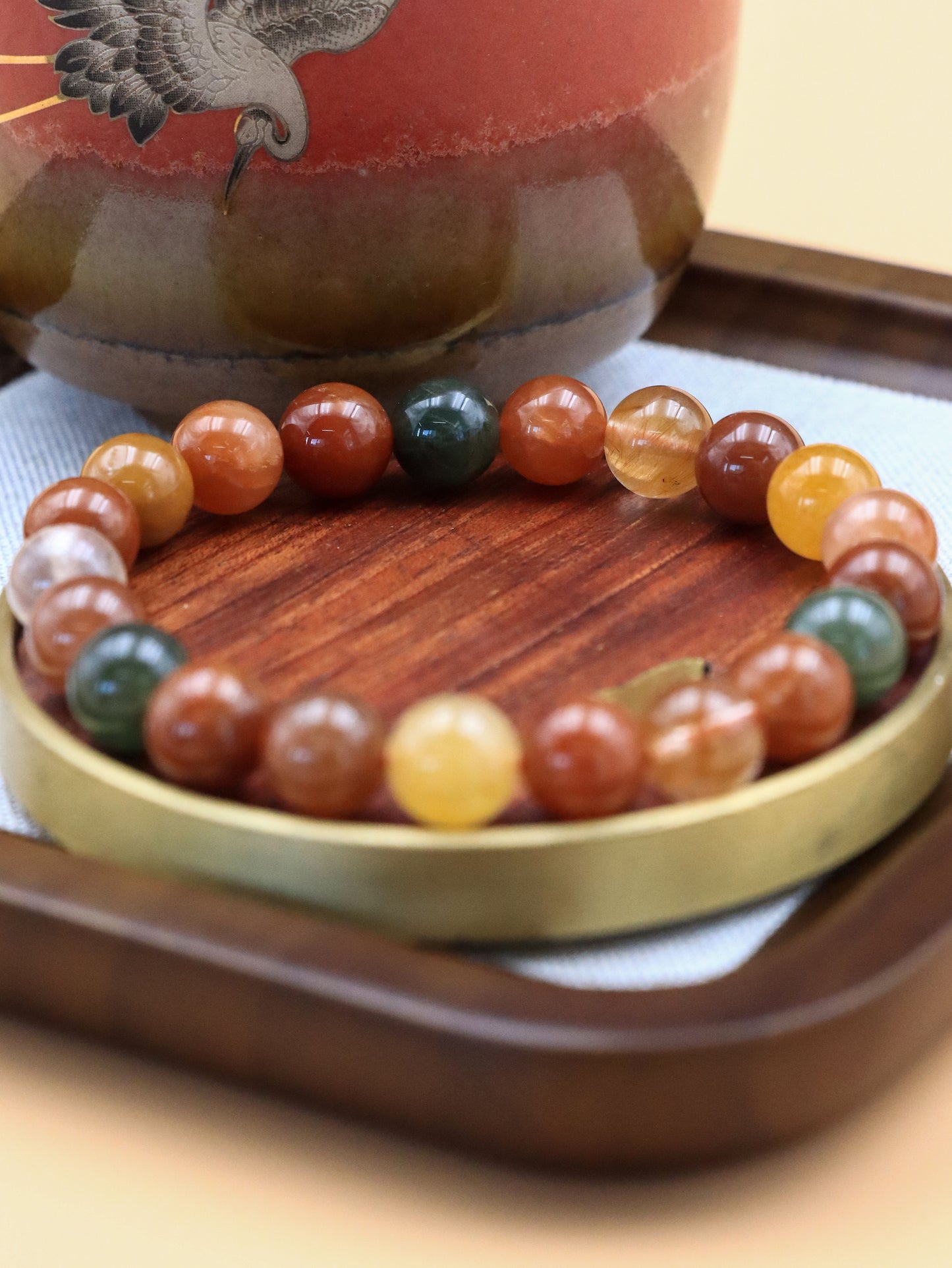 Multicolor Crystal Blessing Bracelet - Traditional Symbolism & Modern Energy Healing