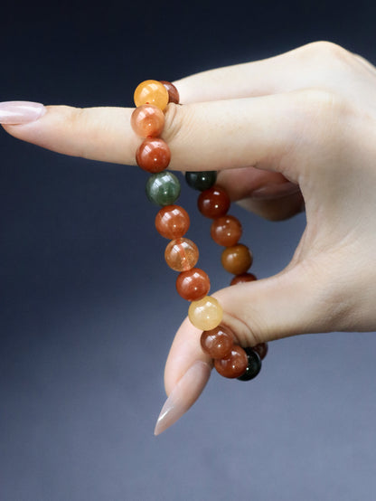 Multicolor Crystal Blessing Bracelet - Traditional Symbolism & Modern Energy Healing