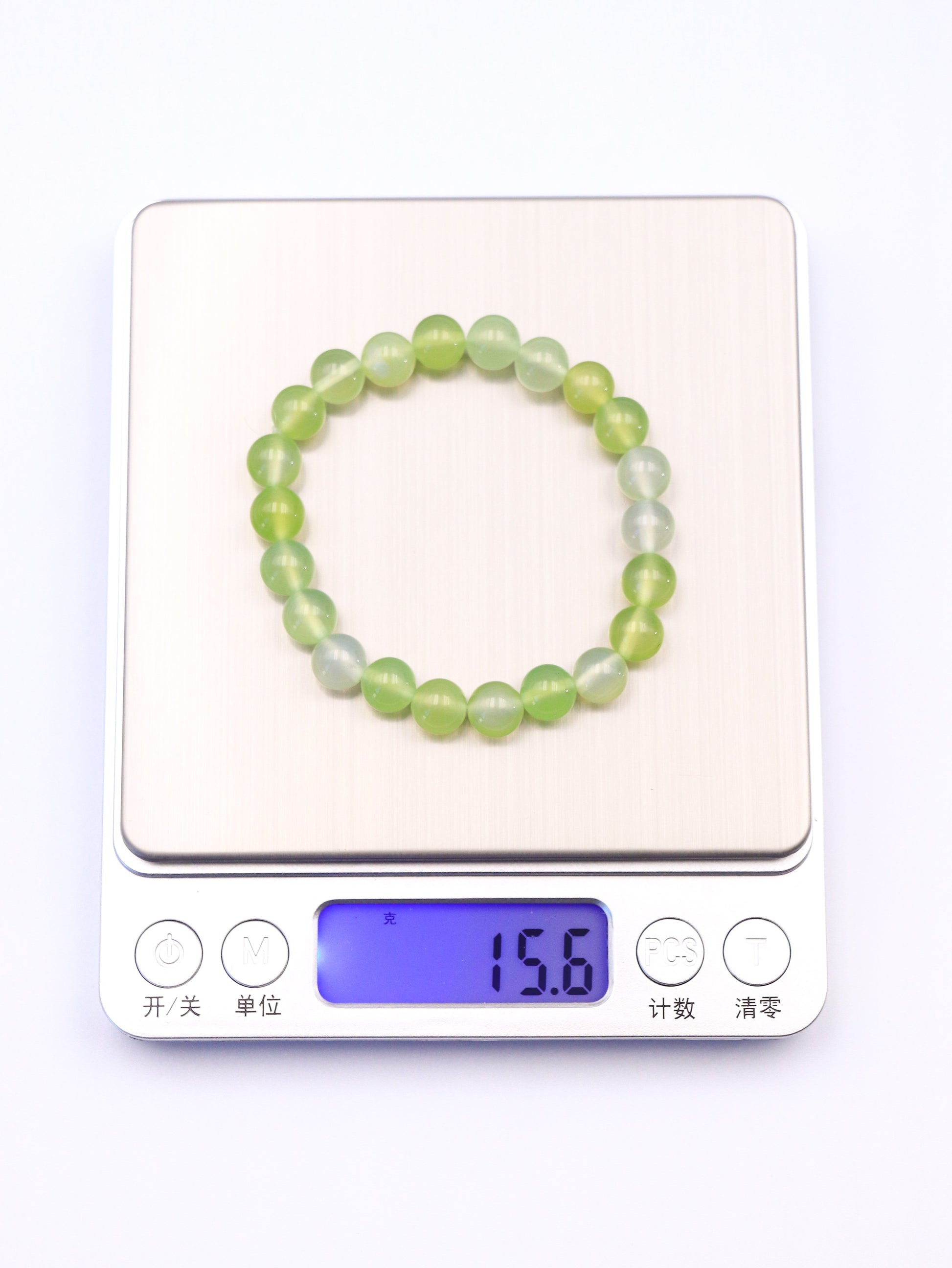 Prehnite Healing Crystal Bracelet – Enhance Emotional Clarity & Calmness XUANSHU