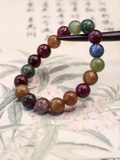 Pure Natural Tourmaline Healing Bracelet – Boost Confidence and Relieve Stress XUANSHU