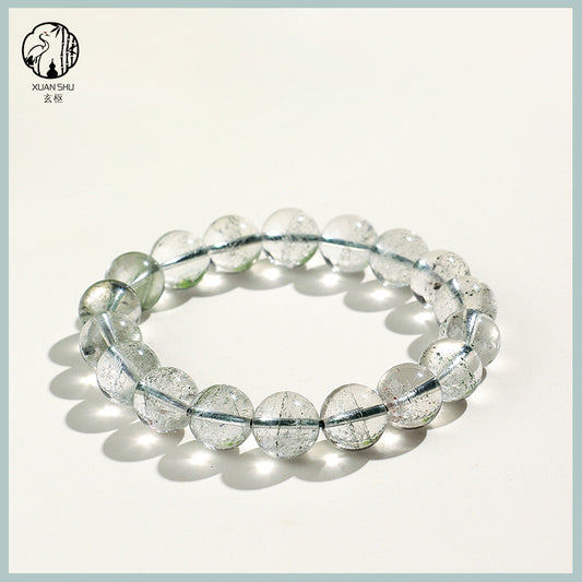 Natural Green Phantom Quartz Bracelet - Purify Negative Energy & Promote Health and Balance