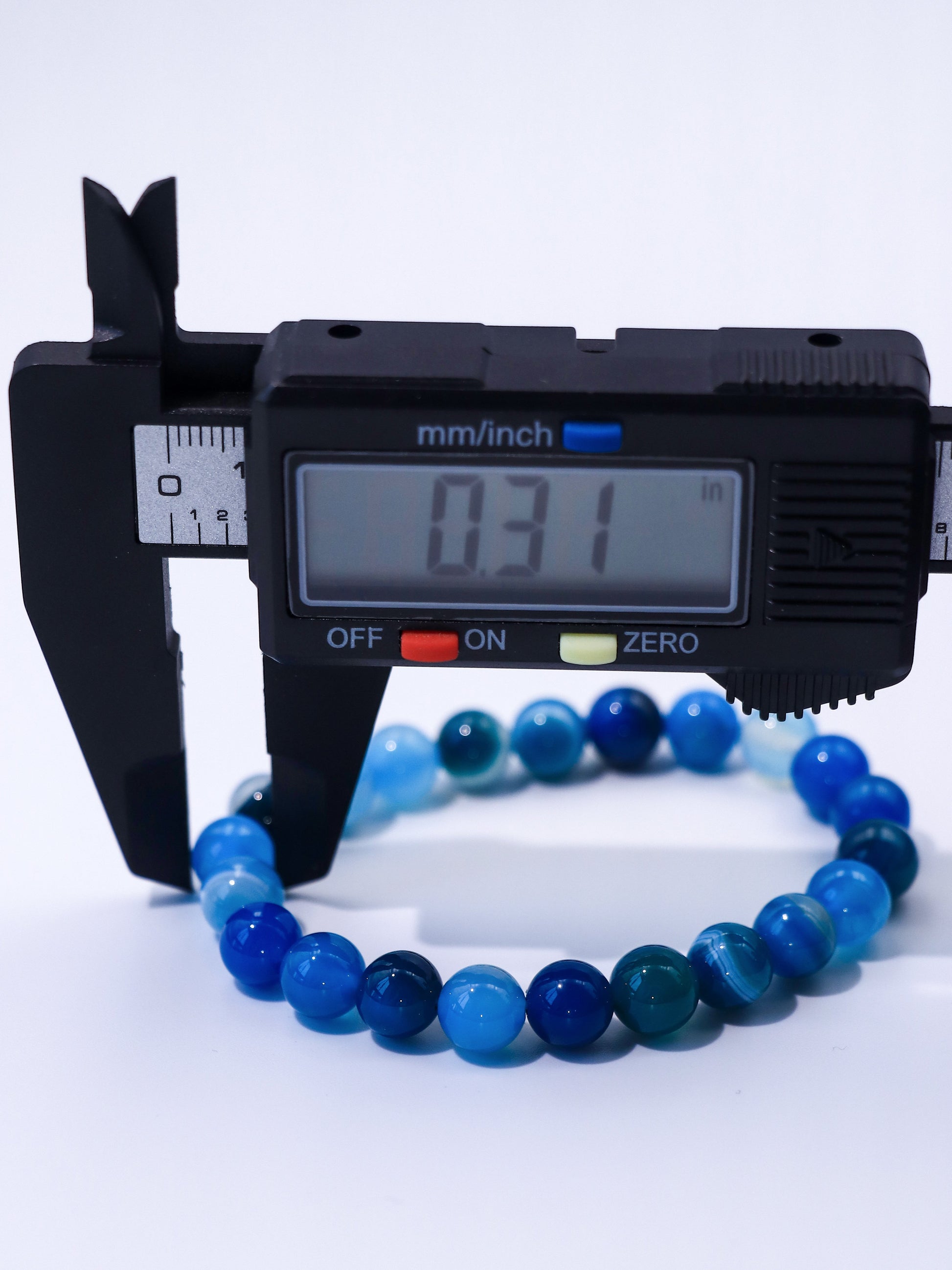 Blue Agate Stone Bracelet – Boost Communication & Calm the Mind XUANSHU