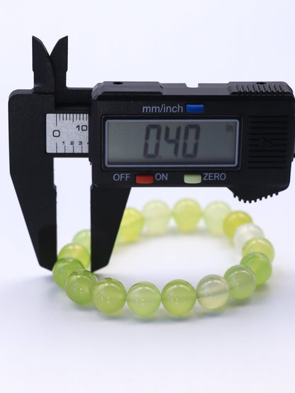 Prehnite Healing Crystal Bracelet – Enhance Emotional Clarity & Calmness XUANSHU