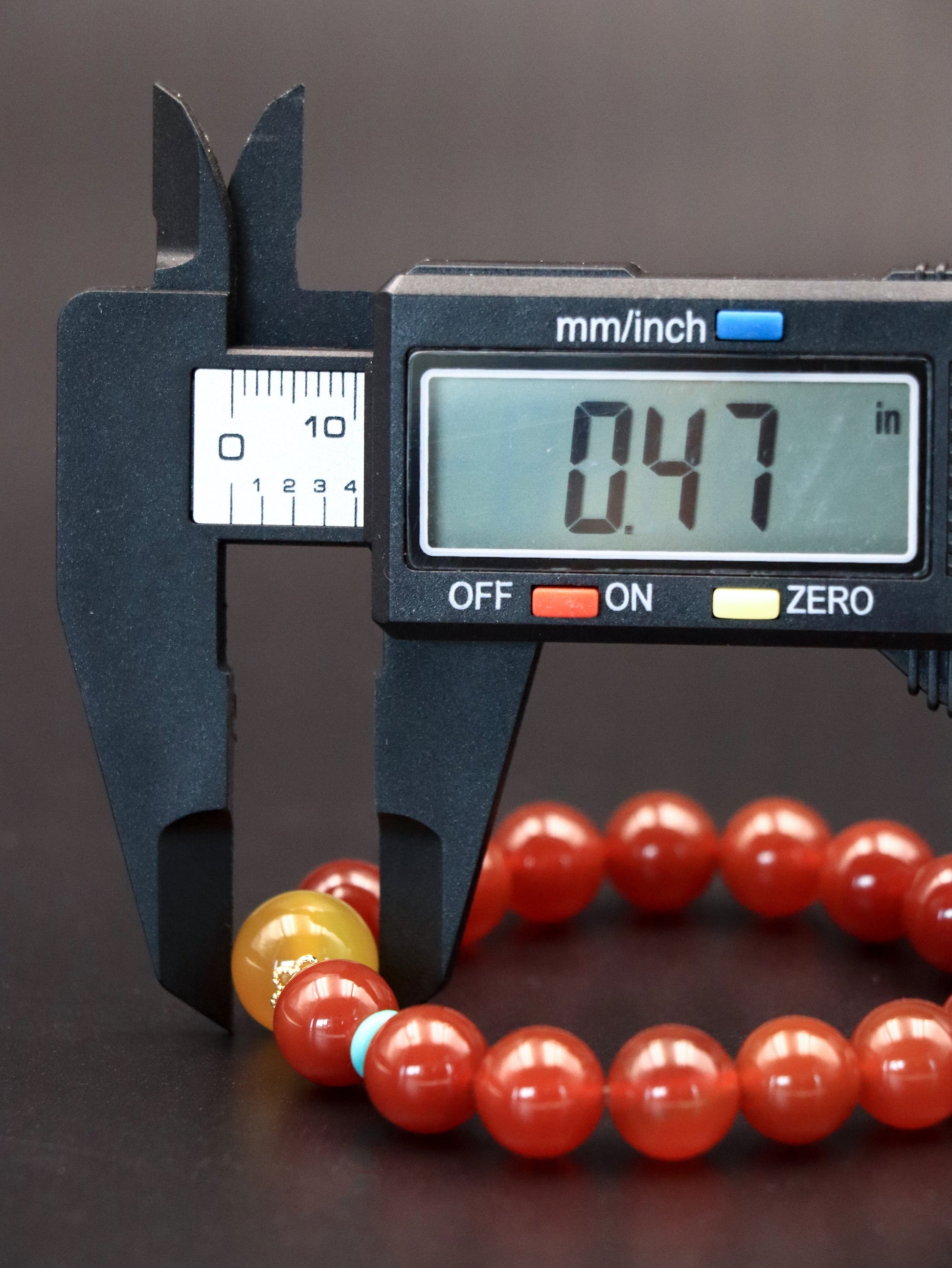 Handmade Red Agate Beaded Bracelet – Enhance Aura & Inner Strength XUANSHU