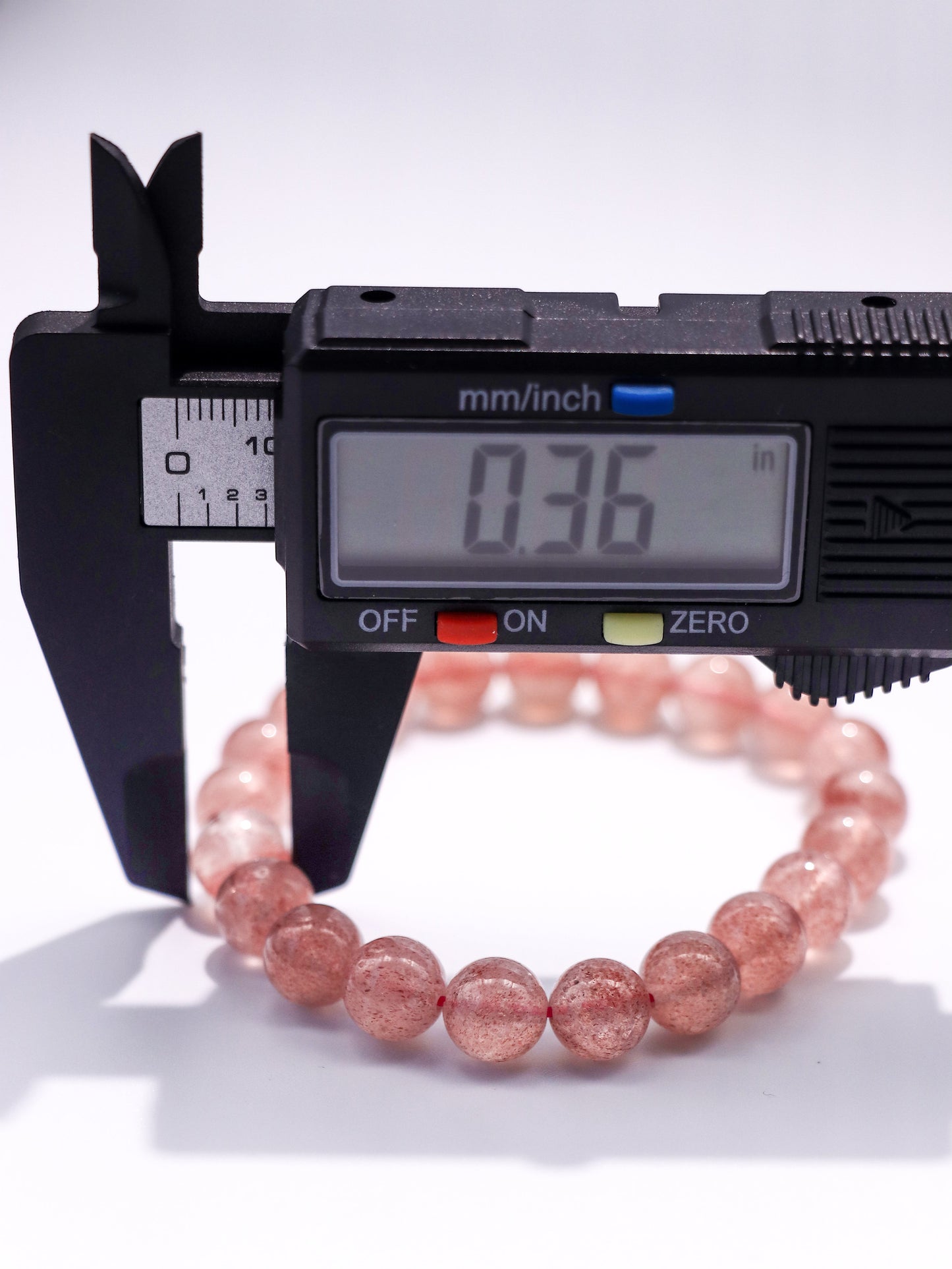 Natural Strawberry Crystal Bracelet - Boosts Emotional Balance & Self-Love XUANSHU