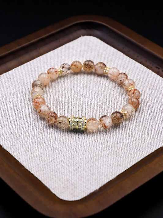 Natural Super Seven Crystal Bracelet – Boost Abundance & Intuition