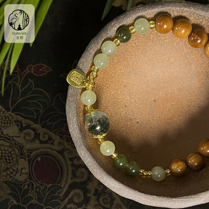Hetian Jade Zakarim Bracelet — Feng Shui Protection & Wealth Enhancement