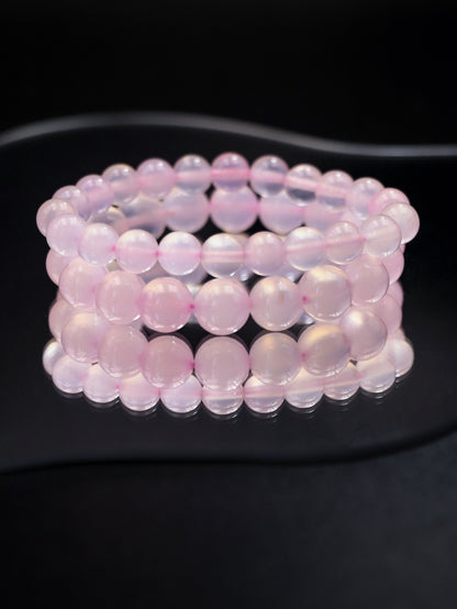 Pink Agate Healing Bracelet – Emotional Balance & Gentle Energy XUANSHU
