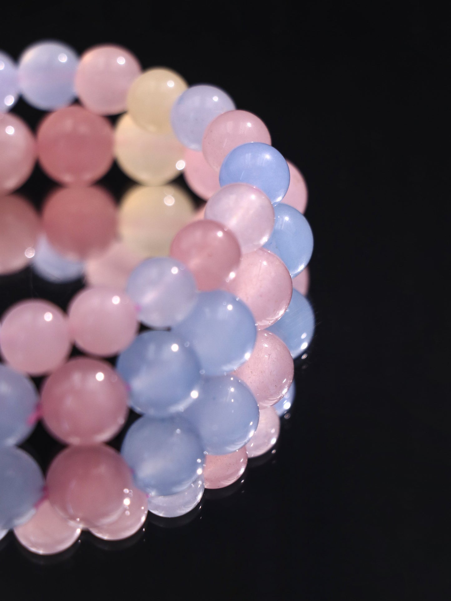 Natural Pastel Morganite Bracelet – A Symbol of Peace & Joy XUANSHU
