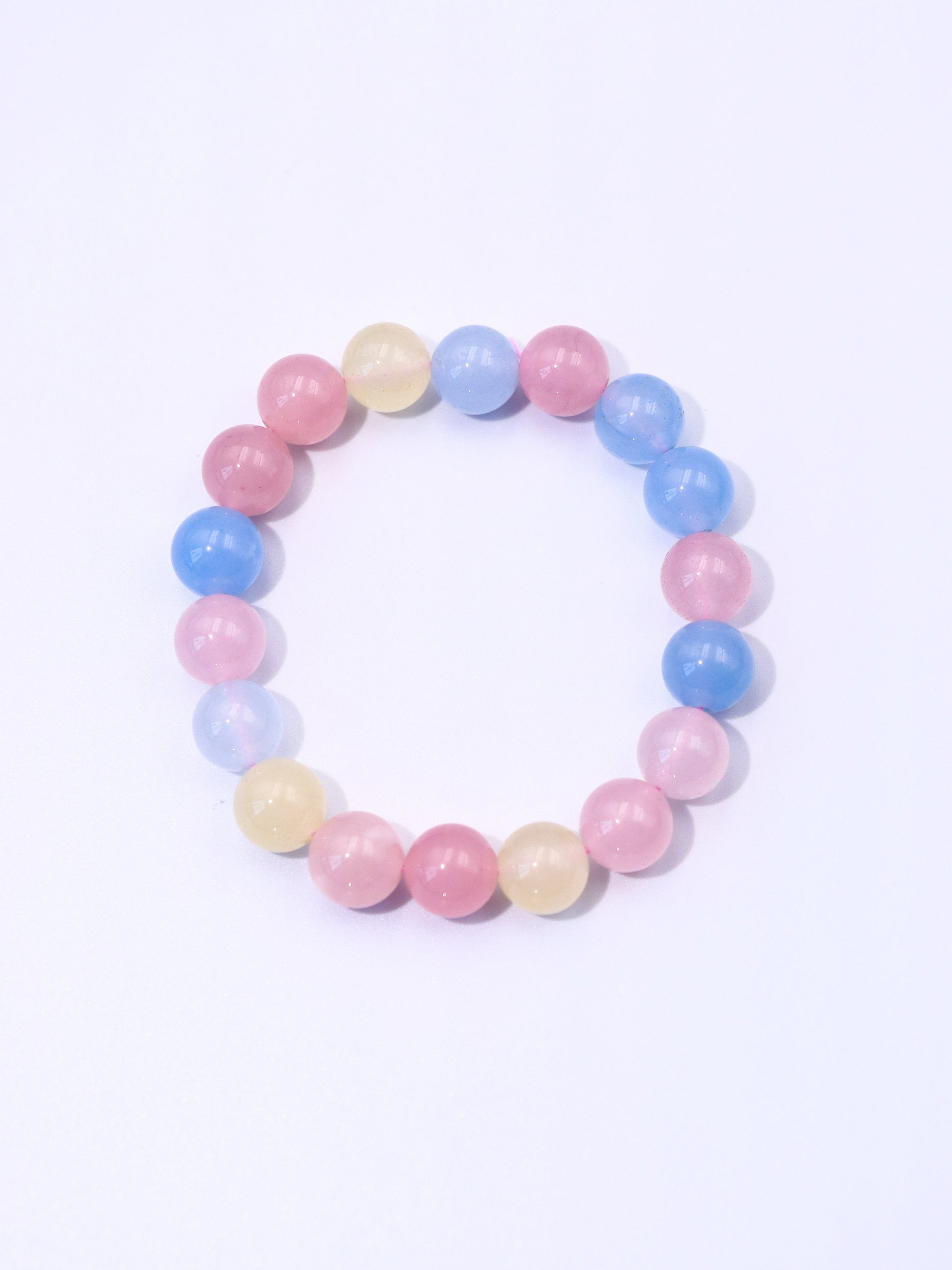 Natural Pastel Morganite Bracelet – A Symbol of Peace & Joy XUANSHU