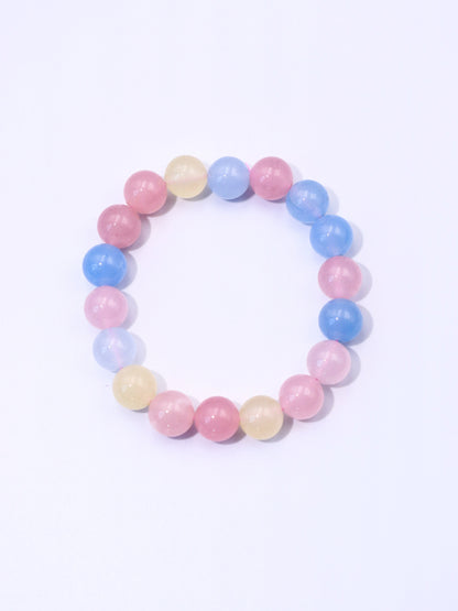 Natural Pastel Morganite Bracelet – A Symbol of Peace & Joy XUANSHU