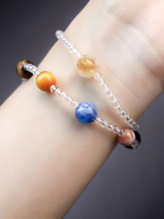 Mystic Multi-Stone Wrap Bracelet - Vibrations of Strength & Serenity