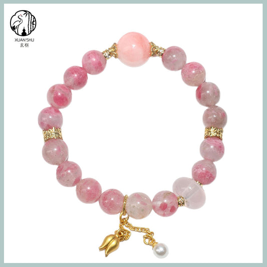 Rose Quartz & Persian Jade Healing Bracelet – Love Energy, Emotional Calm & Relationship Harmony