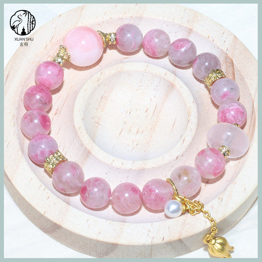 Rose Quartz & Persian Jade Healing Bracelet – Love Energy, Emotional Calm & Relationship Harmony