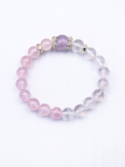 Natural Rose Quartz Bracelet – Heart Chakra Healing Choice