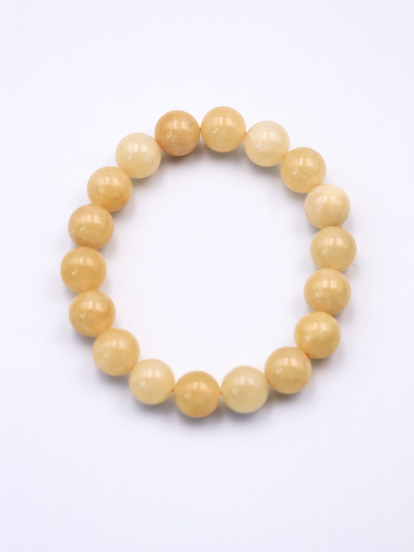 Natural Yellow Jade & Citrine Bracelet – Attract Wealth and Positive Energy