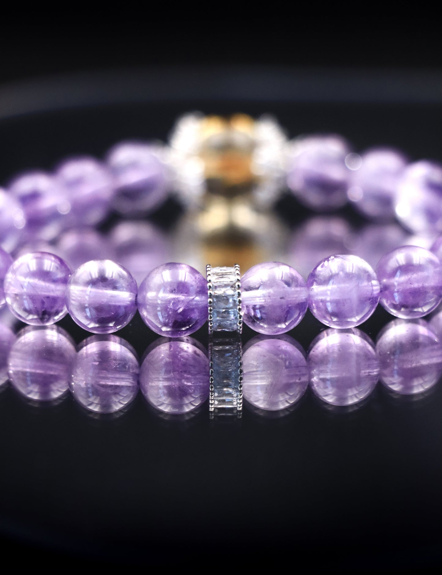 Natural Amethyst Citrine Bracelet – Five Element Energy Balance for Prosperity and Focus XUANSHU