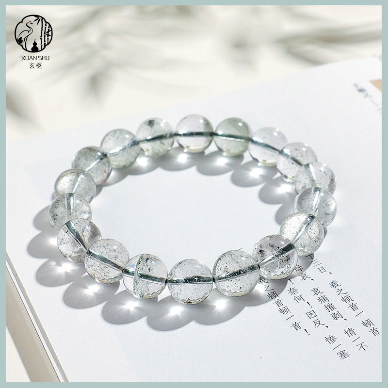 Natural Green Phantom Quartz Bracelet - Purify Negative Energy & Promote Health and Balance