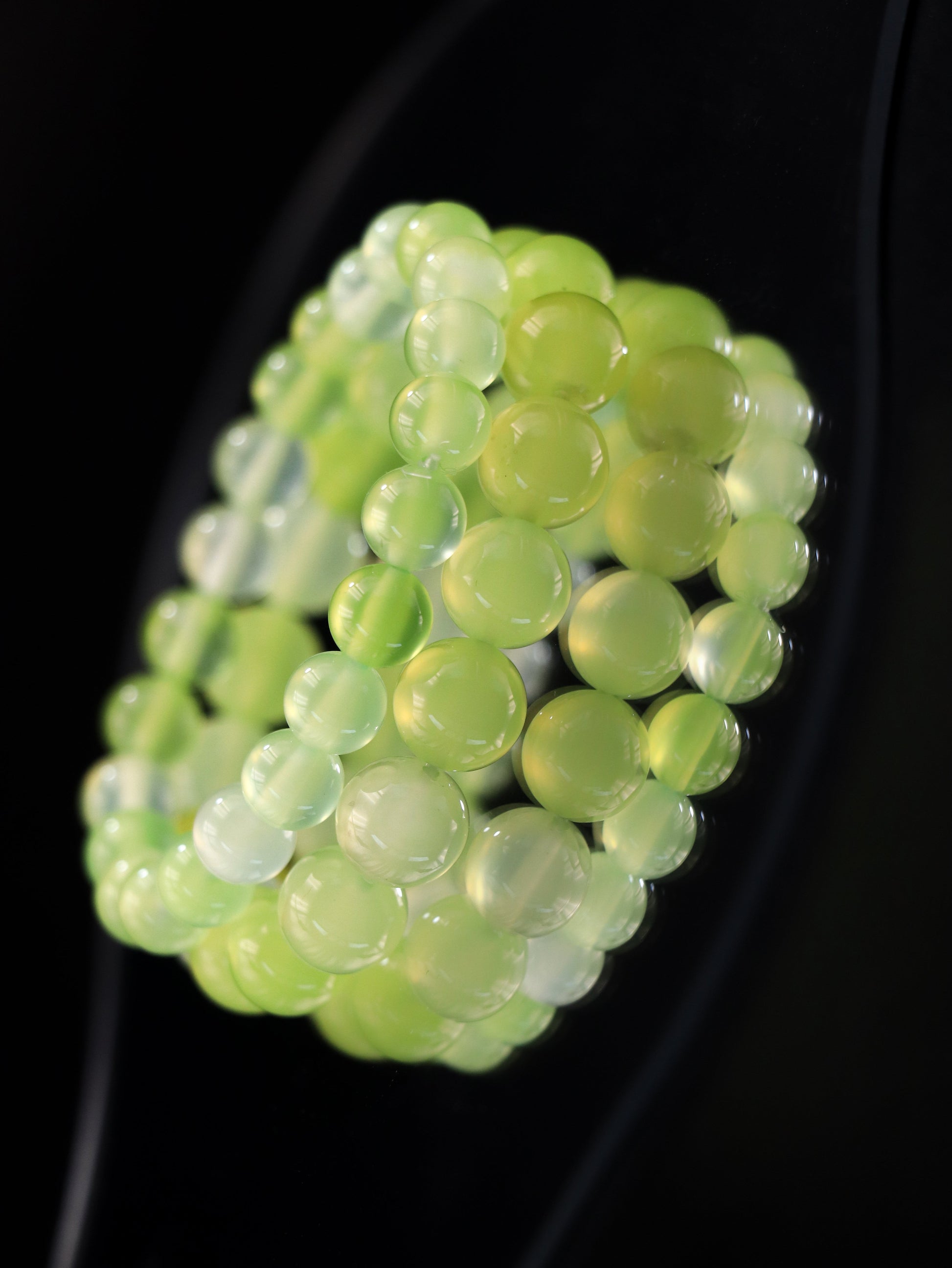 Prehnite Healing Crystal Bracelet – Enhance Emotional Clarity & Calmness XUANSHU