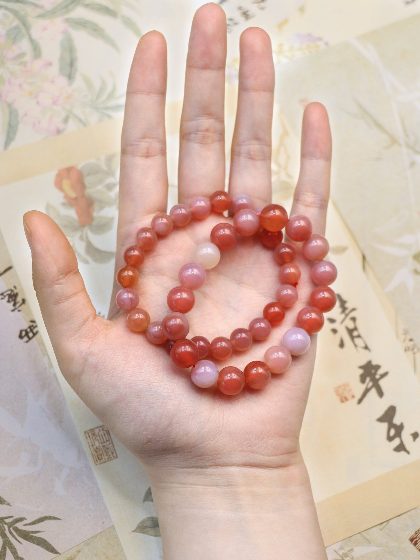 Yanyuan Red Agate Chakra Bracelet – For Emotional Healing & Spiritual Balance XUANSHU