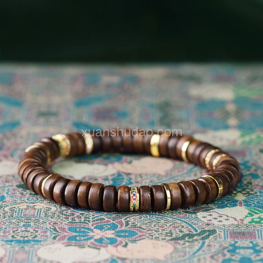 Nha Trang White Kynam Agarwood Bracelet – Calming, Wealth Attraction & Spiritual Protection Beads
