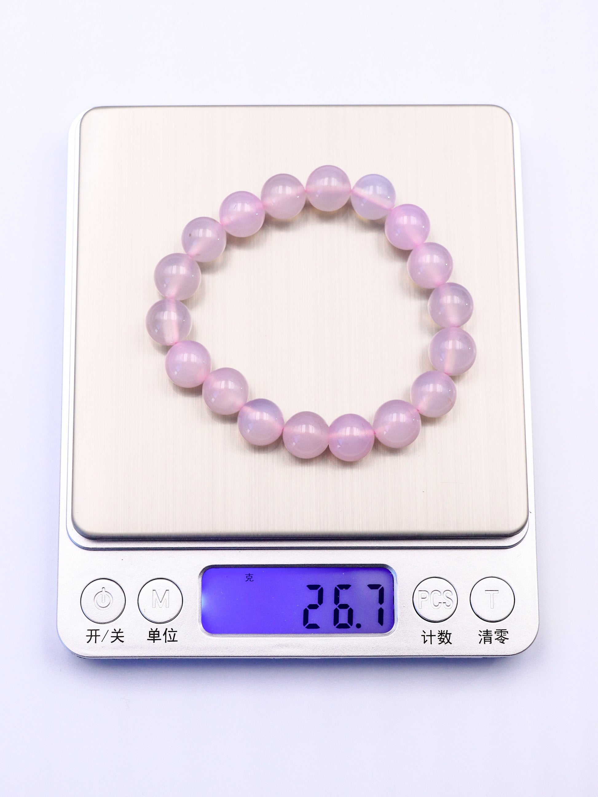 Pink Agate Healing Bracelet – Emotional Balance & Gentle Energy XUANSHU